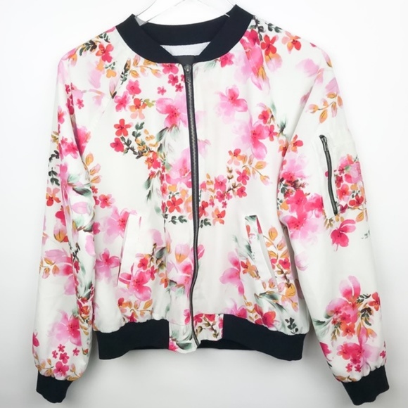 Sanctuary Jackets & Blazers - [Sanctuary] Floral Bomber Jacket